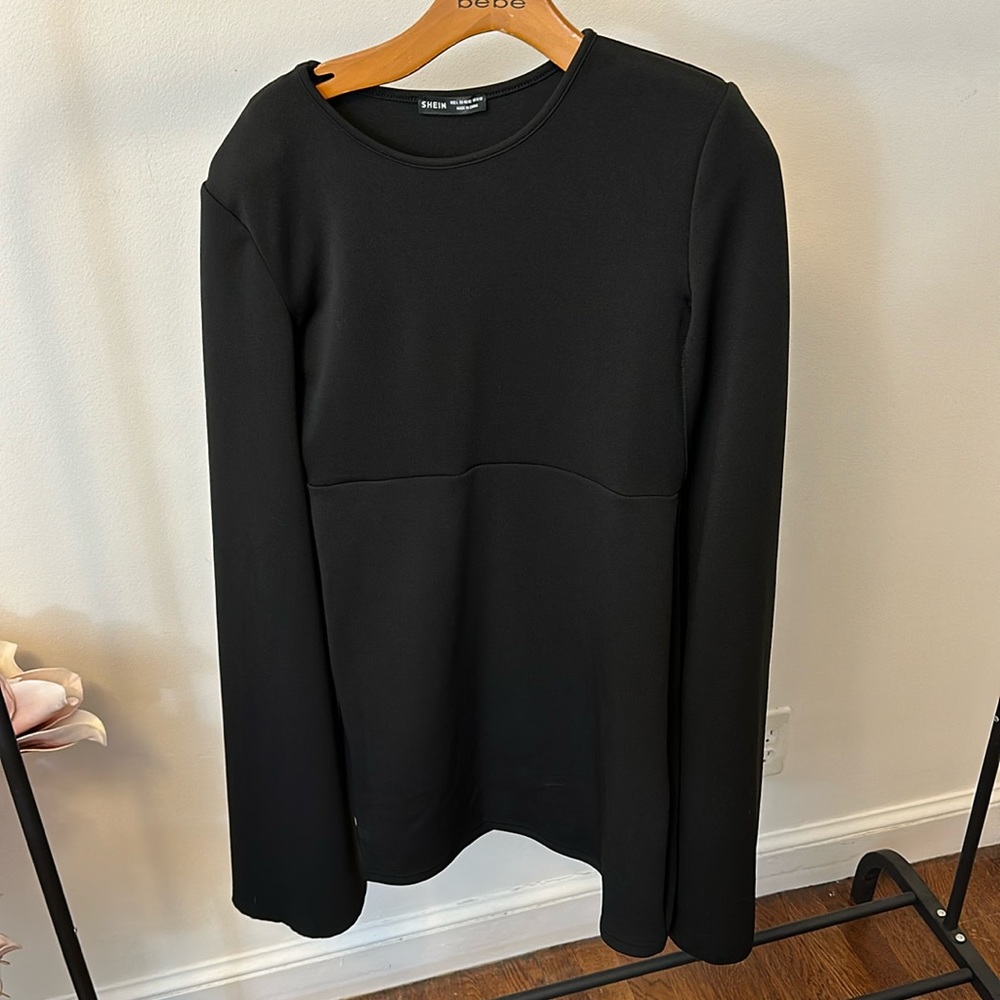 Black cape dress